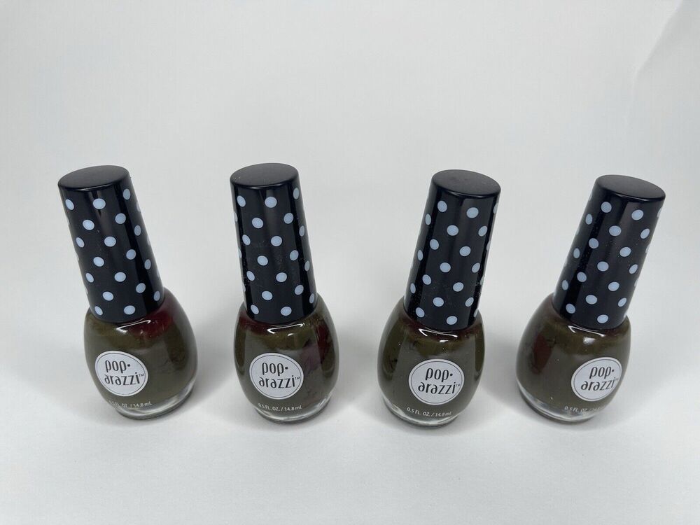 Poparazzi Nail Polish Salute The Troops Green Bundle Set Of 4